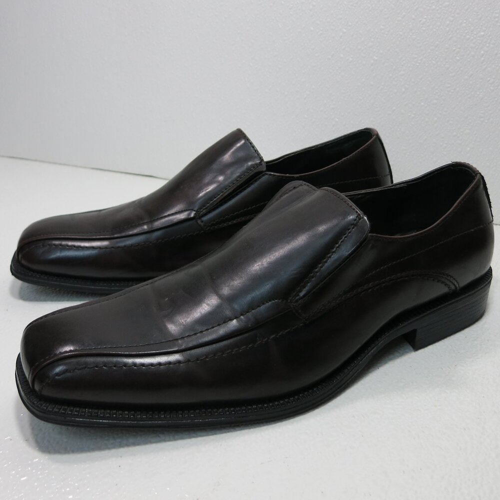 Alfani Leather Dress Square Toe Fashion Loafers Footwear Men's Shoes 11 M
